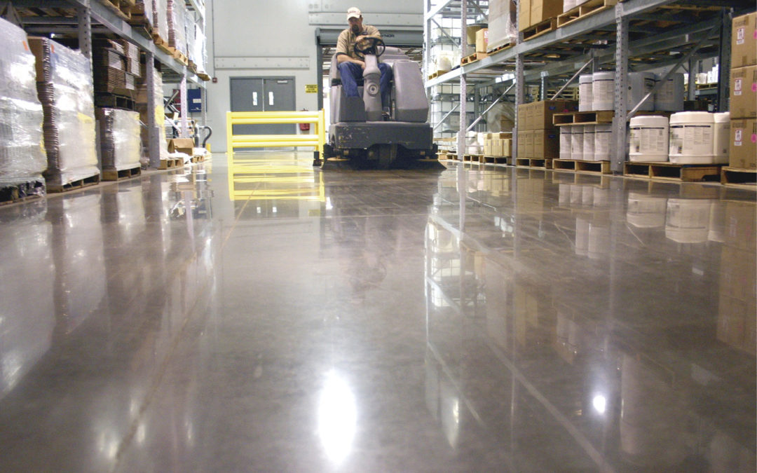 Commercial Floor Cleaning Services for Polished Concrete 